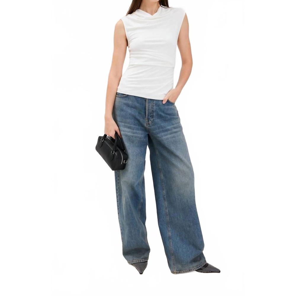 NEW SIMKHAI casmi sleeveless top in ivory